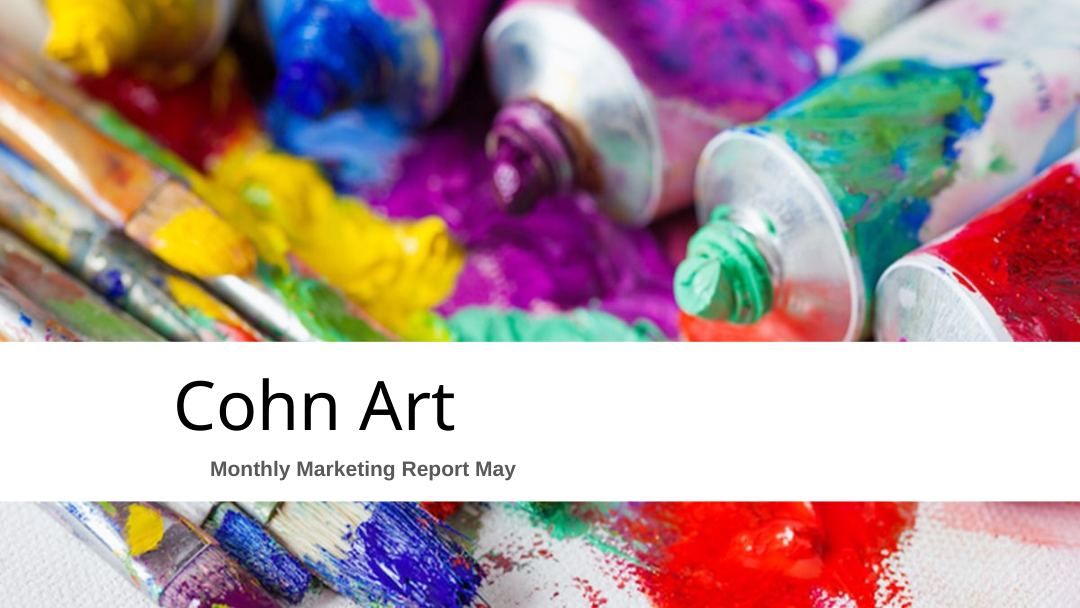 Cohn Art report and campaign artwork
